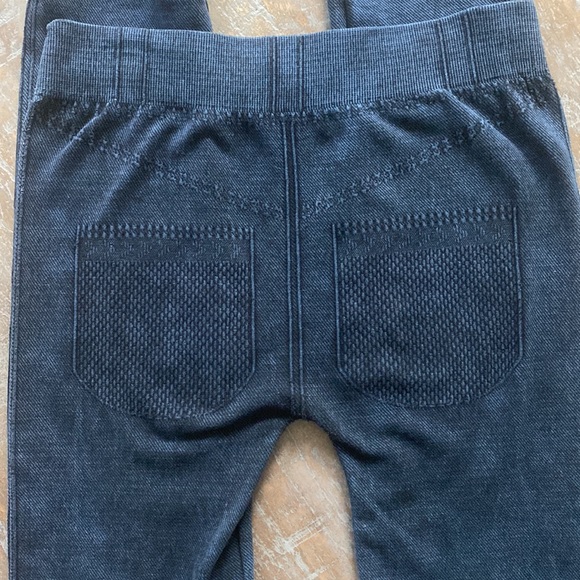 Poof! Dark Blue Jeggings Size S/M - Picture 2 of 6